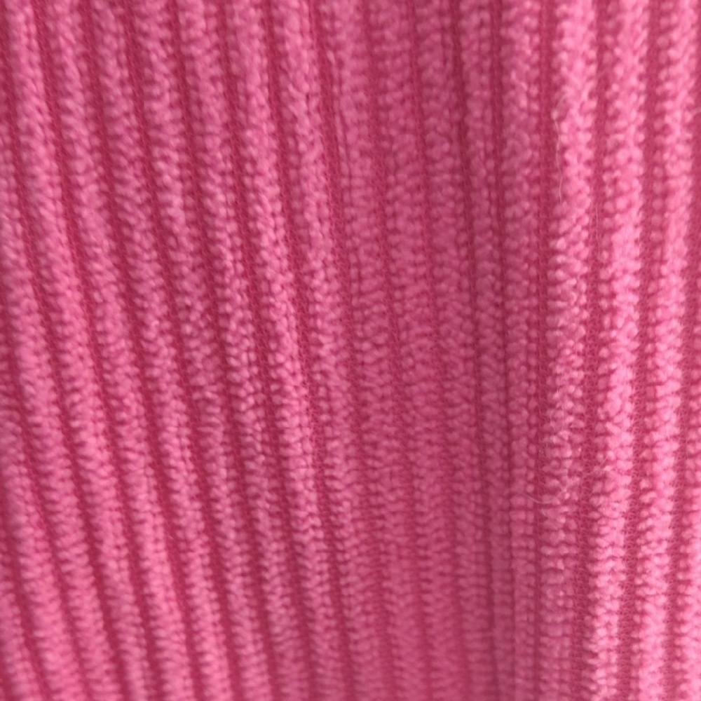 Colorblock Orange and Pink corduroy button-Up Shirt - Picture 3 of 4